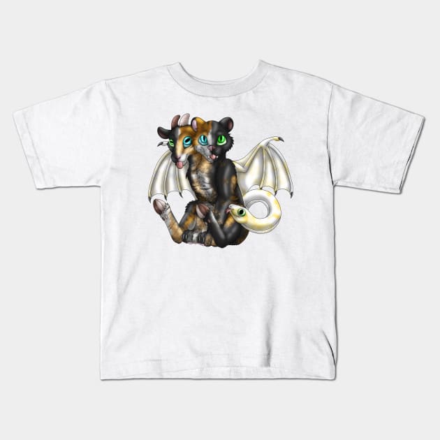 Chimera Cubs: Chimera Cat Kids T-Shirt by spyroid101